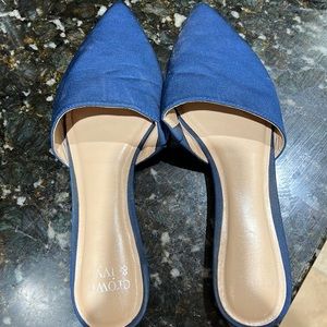 Crown and Ivy blue shoes